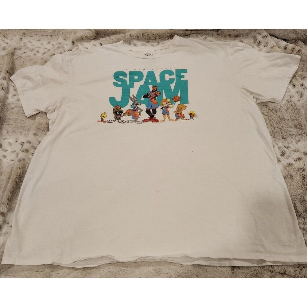 Space Jam Lebron James Basketball Warner Brothers Legacy T Shirt Mens Size XXL